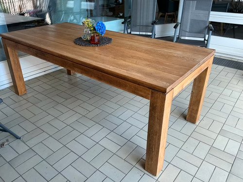 Echtholztisch 200 cm - 200, 90