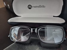 Modische Lesebrille Lesehilfe Damen 2,5 in schwarz mit Brillenhülle neu