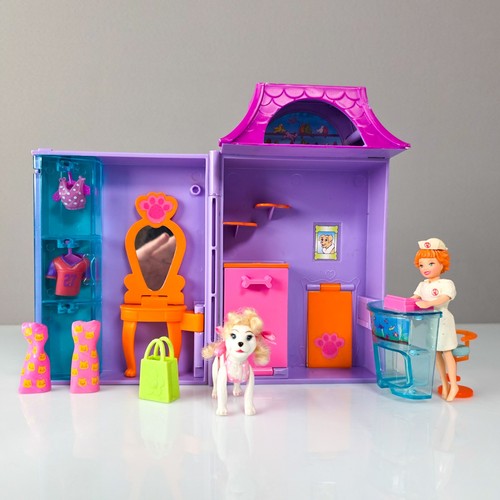 Polly pocket hundesalon set - hundesalon,