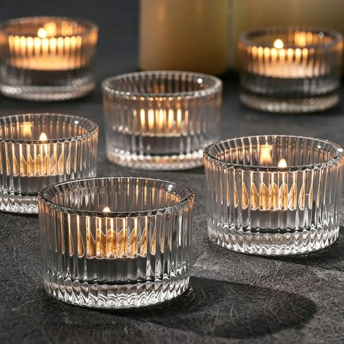 Teelichthalter glas windlicht - teelichthalter,