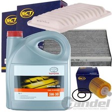 FILTERSET SATZ+5W30 ÖL passend für TOYOTA AURIS E15 AVENSIS T27 VERSO R2