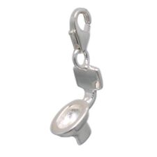 MELINA Charm Anhänger WC-Schüssel Silber 925