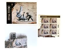 6 Briefmarken BANKSY Ukraine