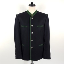 Tofana by Lodenfrey Janker Herren Gr. 50 Schwarz Grün Jacke Trachtenjacke Sakko