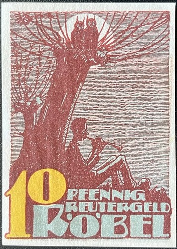 Pfennig röbel reutergeld - röbel,
