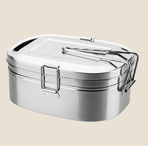 Edelstahl vesperdose lunchbox - edelstahl,