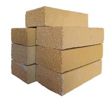 7 Stück NF 250 x 124 x 64 mm  Schamotte  Holz Backofen Backofenplatte Brotbacken