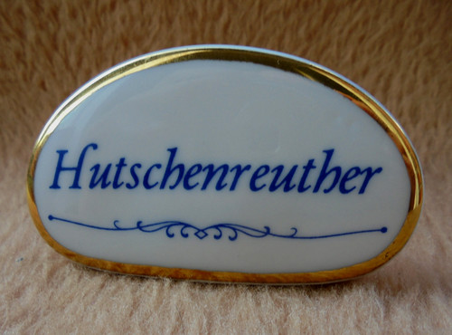 Hutschenreuther werbeschild - hutschenreuther,