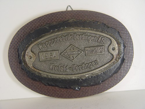 Uerdigen waggonschild - ag,