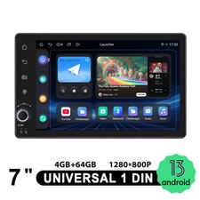 JOYING Autoradio 7 Zoll Android 13 Qualcomm GPS Navi Bluetooth CarPlay 8Kern FM