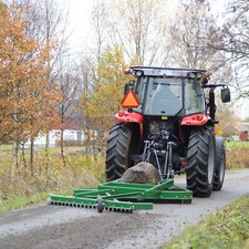 Straßenhobel Planierhobel 2 m Traktor Kat 2 Wegehobel Zweischild-Planierschleppe