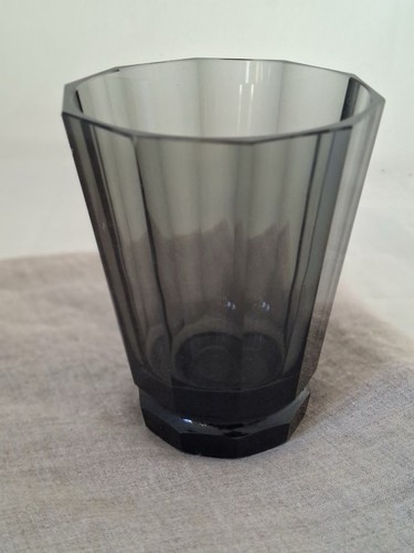 Art deco rauchglas vase - rauchglas, –