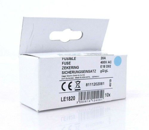 10x hager sicherungseinsatz - 10x,