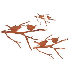 UNUS® Gartenbild Vogelfamilie