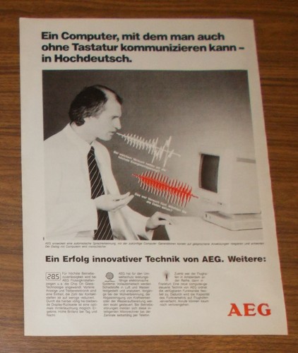 Seltene werbung aeg computer - seltene,