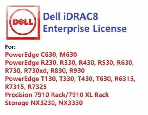 For dell idrac8 enterprise - idrac8,