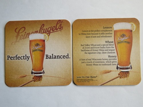 Bier untersetzer leinenkugel - ~,