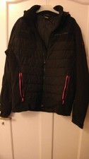 Icepeak Jacke warm, schwarz, Größe 52