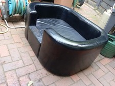 hundebett kunstleder schwarz 