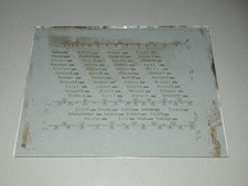 Skalenglas aus Einheitssuper RFT-Super 4U62 (T) Stern-Radio Staßfurt VEB