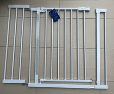 Hauck TREPPENSCHUTZGITTER zum  Klemmen 96-101/77 cm, Türschutzgitter, weiß