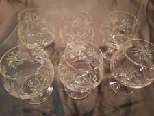 6 Kristallgläser Cognac