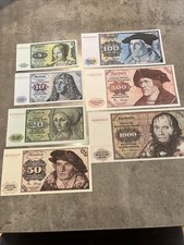 DM Scheine 5-1000 DM alte