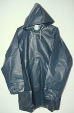 NEU! PVC Regenjacke + Kapuze Regenmantel Regen Mantel Jacke 54 / Large -XL