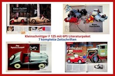 Kleinschnittger F 125 mit 6PS Literaturpaket - 6 komplette Zeitschriften