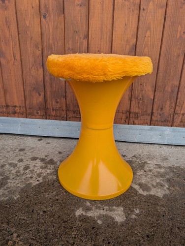 Vintage hocker gelb 70s - vintage,