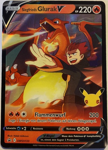 Pokemon siegfrieds glurak - glurak, v