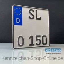 1 Motorrad Kennzeichen 200 mm