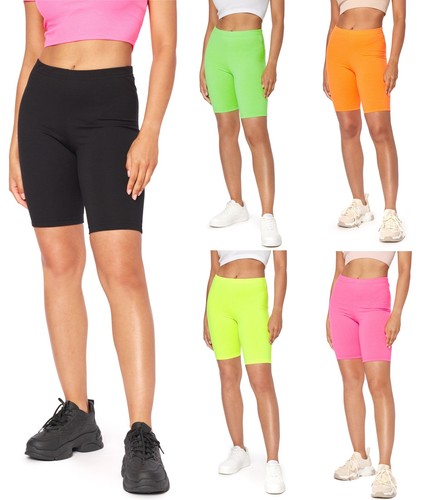 Damen kurz neon leggings - damen,
