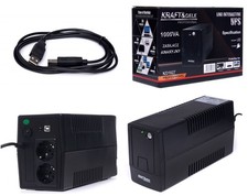 UPS Stromversorgung Unterbrechungsfreie USV Anlage Notstromversorgung 1000VA LED