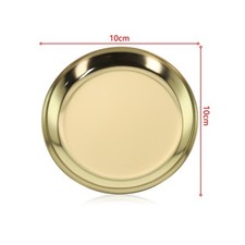 Dekoratives Edelstahl Tablett