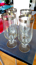 Vier Gläser - Bier/ Wasser/