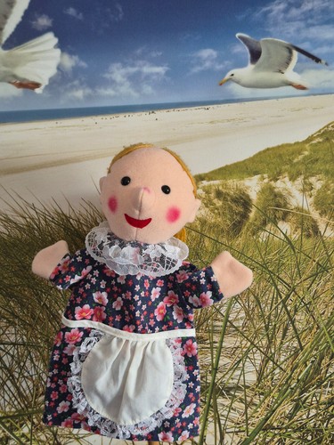 Handpuppe oma frau - handpuppe,
