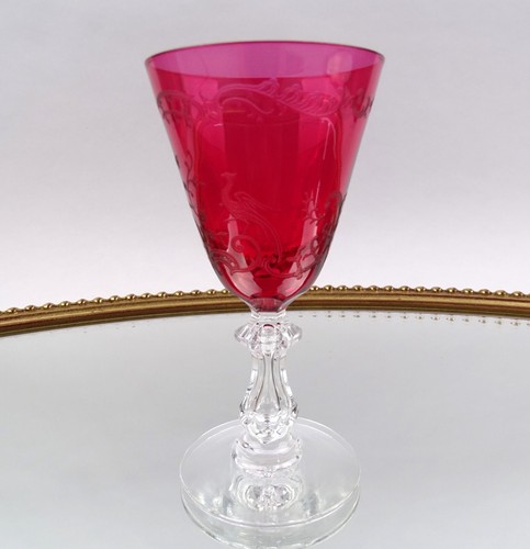 Kelchglas kristall rubinrot - kelchglas,