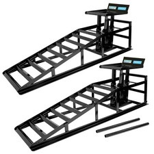 Auffahrrampe Auffahrbock Wagenheber Bühne höhenverstellbar Hydraulik PKW 2er Set