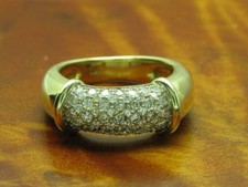 14kt 585 yellow gold ring with