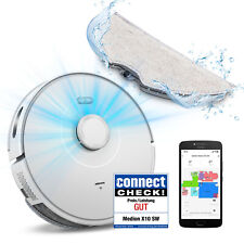 MEDION MD11782 X10 SW 2in1 Saugroboter Wischfunktion Lasernavigation 2.700Pa
