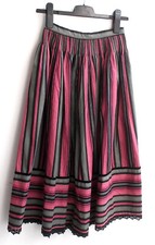 Damen Trachten Rock rosa grün