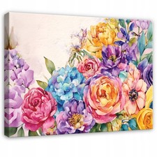 Abstrakter Blumen-wandbild