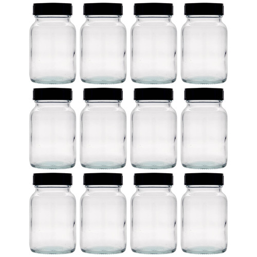 12x 250ml weithalsglas - 12x,