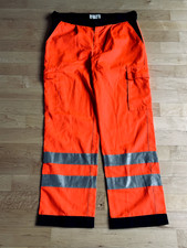 Rettungsdienst Hose Sanitäter Einsatzhose Rot Reflexstreifen gebraucht