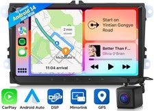 Eonon VWX7 CarPlay 9" Android 14 Autoradio GPS DSP Für VW GOLF 5 6 Tiguan Passat