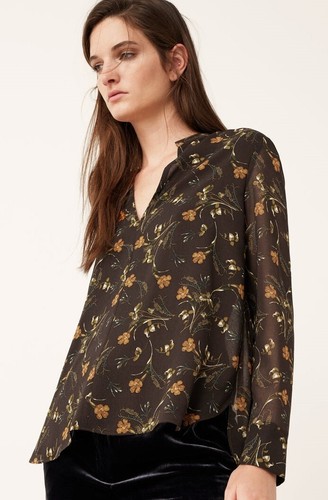 Mango bluse shirt braun - mango,