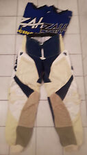 Motocross Hose neu Hemd Jersey Shirt blau weiß beige Combo Kombi THOR 32 L / XL