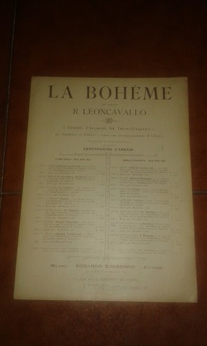 Leoncavallo boheme mimì - la,