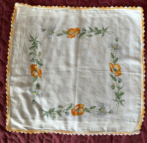 Taschentuch orange weiß - taschentuch, m.